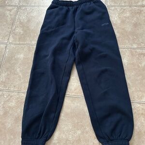 Aritzia Cozy Sweatfleece Mega Jogger size xxs short admiral navy blue